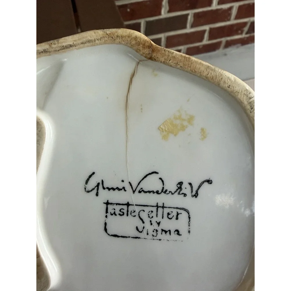 Gloria Vanderbilt Taste Setter by Sigma Black & White Striped Cat-Shaped  Teapot